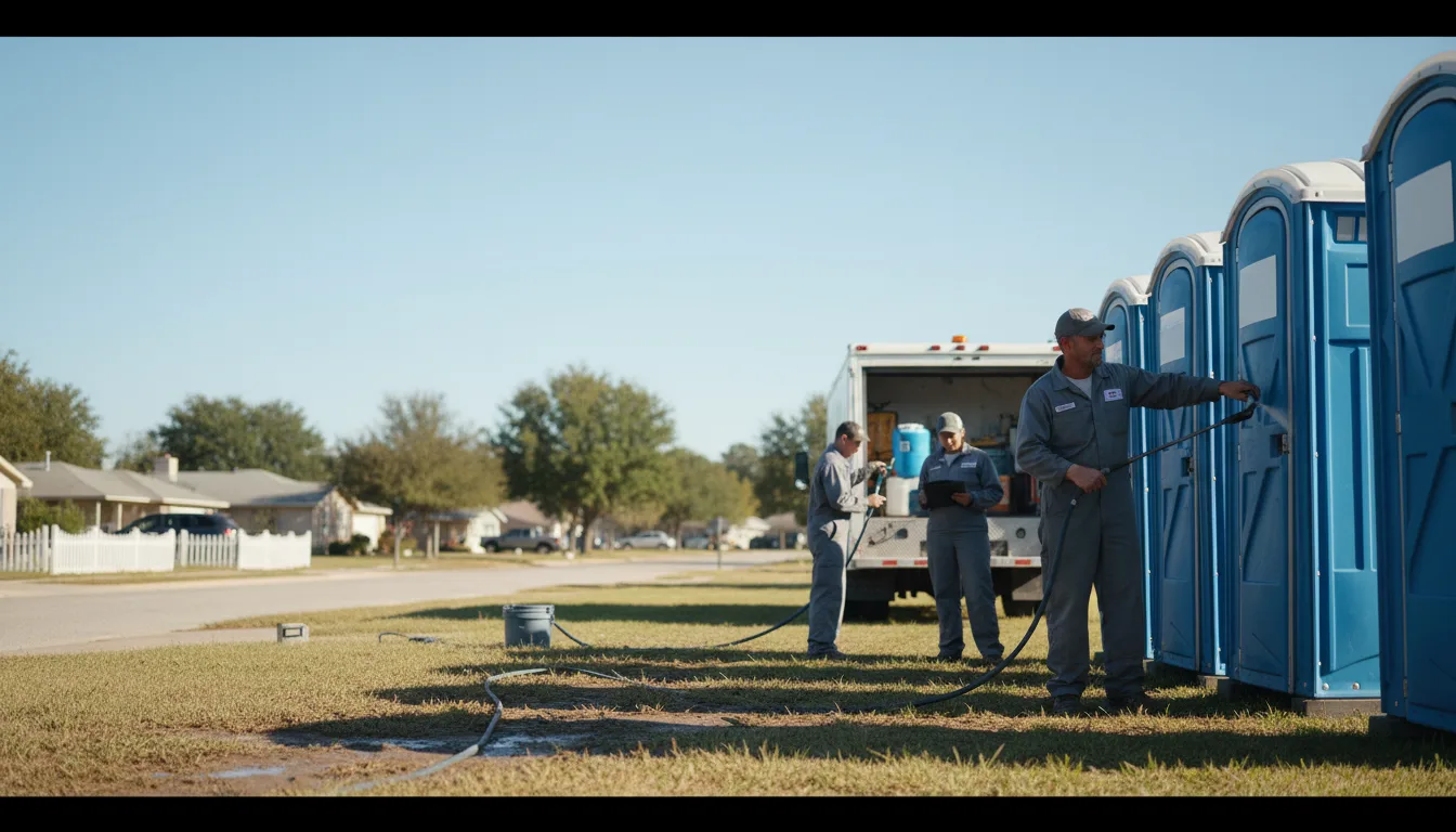 Long-Term Portable Toilet Rental in Cary, MS near me